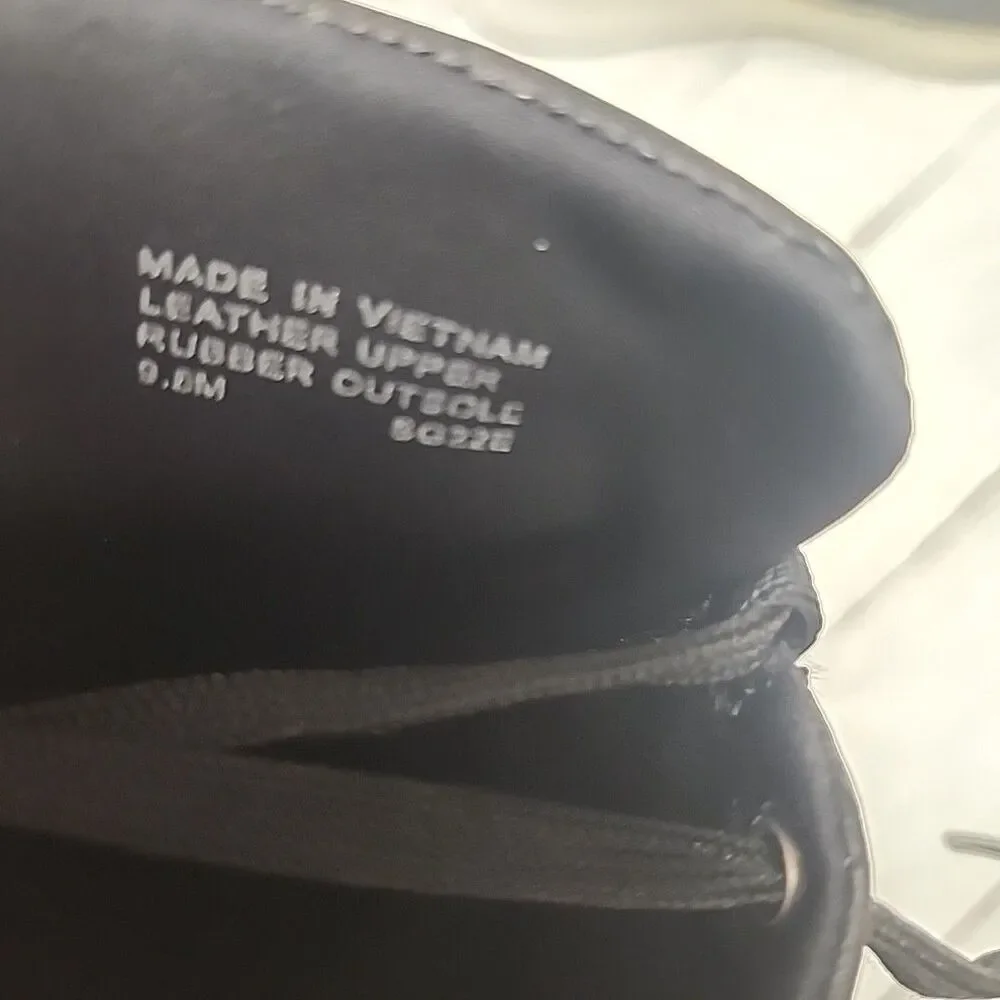 Michael Kors Allie Stride Trainer Smooth Leather Black Sneakers Women's 9.5M